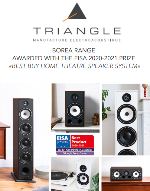 Triangle Borea EISA-palkuttu kaiutinsarja